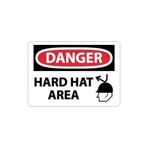  OSHA DANGER Hard Hat Area Safety Sign: Home Improvement