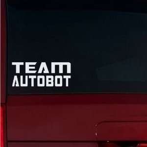  Team Autobot Window Decal (White) Automotive