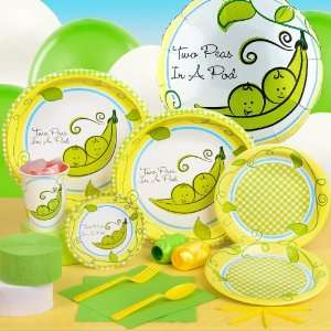  Two Peas in a Pod 1st Birthday Standard Party Pack for 16 