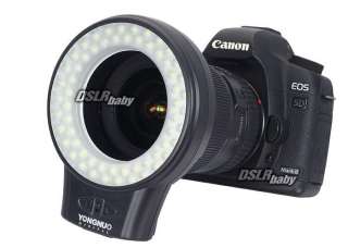 WJ 60 Macro Ring Photography LED Light for Canon DSLR
