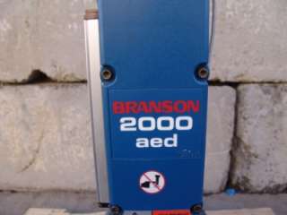 2008 BRANSON 2000 AED ULTRASONIC WELDER MINT MINT MINT CONDITION 