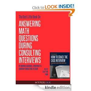 The Best Little Book On Answering Math Questions During Consulting 