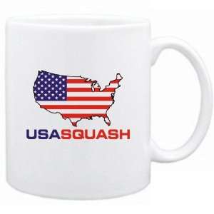  New  Usa Squash / Map  Mug Sports