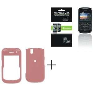  Pink Rubberized Hard Protector Case + Screen Protector for 