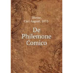  De Philemone Comico Carl August, 1872  Dietze Books