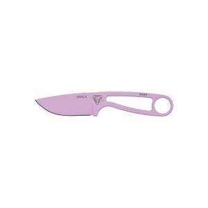 RAT Cutlery IZULA (Pink) Neck Knife and Sheath Only, 6.25 Overall 