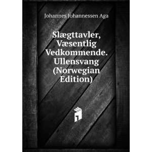   . Ullensvang (Norwegian Edition) Johannes Johannessen Aga Books