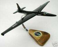 Lockheed Martin Spy Plane U2 Airplane Wood Model  