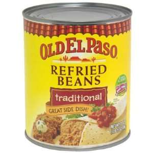 Old El Paso Traditional Refried Beans   12 Pack  Grocery 