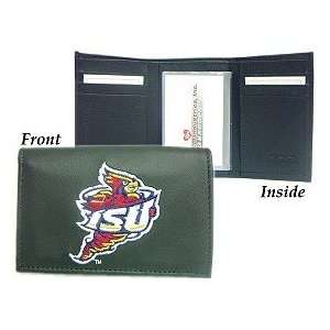 Iowa State Cyclones Embroidered Leather Tri Fold Wallet