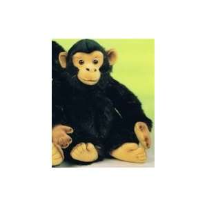    Sitting Realistic 14 Inch Plush Chimpanzee By SOS Toys & Games