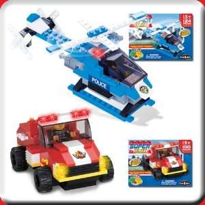 Super Blox Police Hawk Copter 124 Pieces Toys & Games