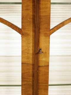ANTIQUE English WALNUT ART DECO 2 Door CURIO Display CABINET c1940 g06 
