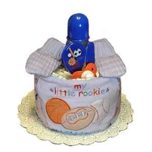  Tumbleweed Babies 1044101 Sports 1 Tier Diaper Cake Toys 