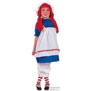 Childs Rag Doll Costume (Size:X Small 4 6): Toys & Games
