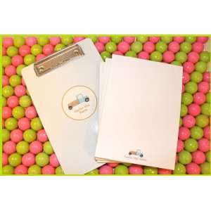  personalized clipboard & (4) note pads