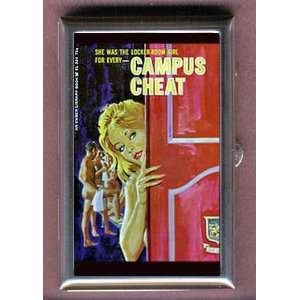  CAMPUS CHEAT COLLEGE PULP Coin, Mint or Pill Box Made in USA 