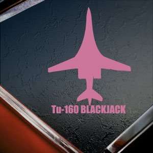  Tu 160 BLACKJACK Pink Decal Military Soldier Car Pink 