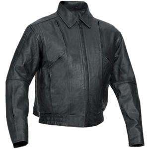  River Road Cruiser Leather Jacket   42/Black Automotive