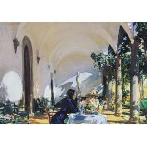  Breakfast In The Loggia   John Singer Sargent 22.75x16 