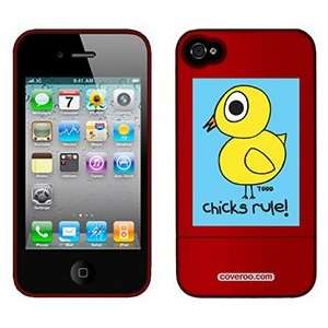  Chicks Rule TH Goldman on AT&T iPhone 4 Case by Coveroo 