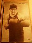 Dave Rosenberg NY Mddlweight 1920s Boxing Exhibit Card  
