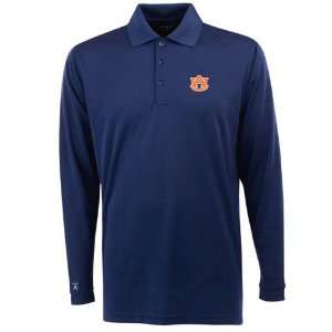 Auburn Long Sleeve Polo Shirt (Team Color): Sports 