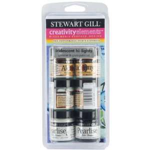   Gill Iridescent Highlights Fabric Paint Kit Arts, Crafts & Sewing