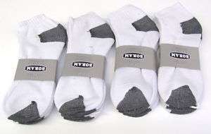 New one dozen 12 prs Mens White Low Cut Socks. 9  11  