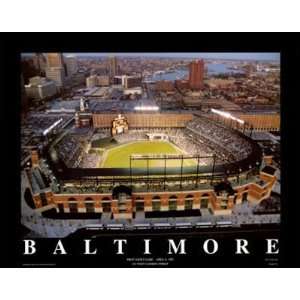  Small Camden Yards Baltimore Orioles #2 Aerial Unframed 