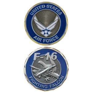 United States US Air Force Military F 16 Fighting Falcon Plane   Good 