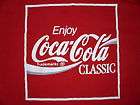 RARE Vintage 80s Coca Cola Classic COKE Thin Soft Screen Stars Retro 