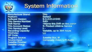 TiVo Series 2 / Series2 DT   320GB Hard Drive Upgrade  