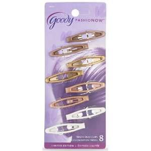  Goody FashioNow Trista Snap Clips 8 Pack Beauty