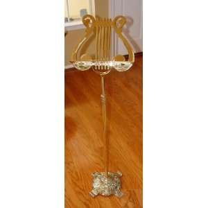    Adjustable Brass Musical Note Music Stand Musical Instruments