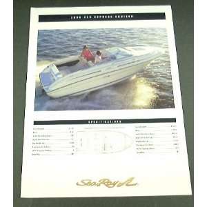   : 1995 95 SEA RAY 215 EXPRESS Cruiser Boat BROCHURE: Everything Else