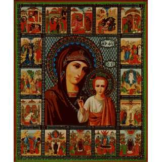  Virgin of Kazan Vita Icon, Orthodox Icon 