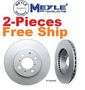 Pieces Meyle GeoMet Front Disc Brake Rotors  