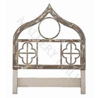 Hand Carved Solid Wood Gothic Head board King Queen  