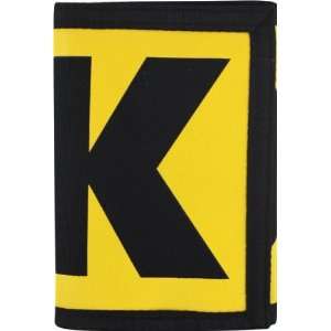    Dgk Stacked Wallet Yellow Tri Fold Skate Wallets