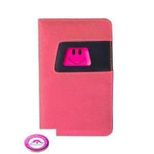   ,Deluxe Scorecard Holder  Pink Smiley + Free Sherpashaw Ball Marker
