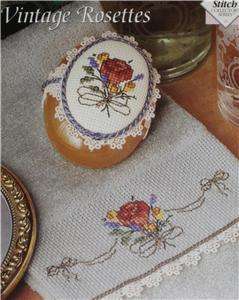 Vintage Rosettes Counted Cross Stitch Pattern  