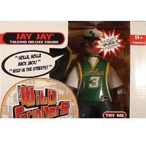    Wild Grinders Jay Jay Talking Deluxe Action Figure: Toys & Games