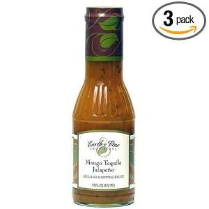   Tequila Jalapeno Grilling & Dipping Sauce, 12 Ounce Bottle (Pack of 3