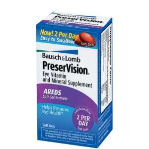  Bausch and Lomb PreserVision AREDS Formula Eye Vitamins 