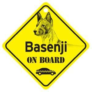  Basenji On Board Dog Sign Gift