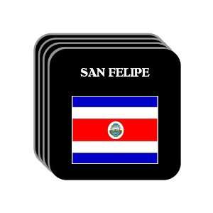 Costa Rica   SAN FELIPE Set of 4 Mini Mousepad Coasters 