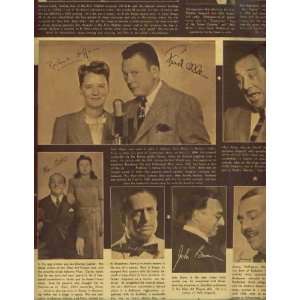   from CHICAGO SUNDAY TRIBUNEw/FIBBER McGEE & MOLLY, 
