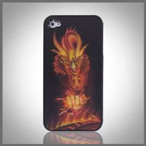   Red Dragon 3D hologram case cover for Apple iPhone 4 4G 4S: Cell