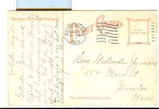 1913 RUSTIC BRIDGE ALLENS CREEK ROCHESTER NY Postcard  